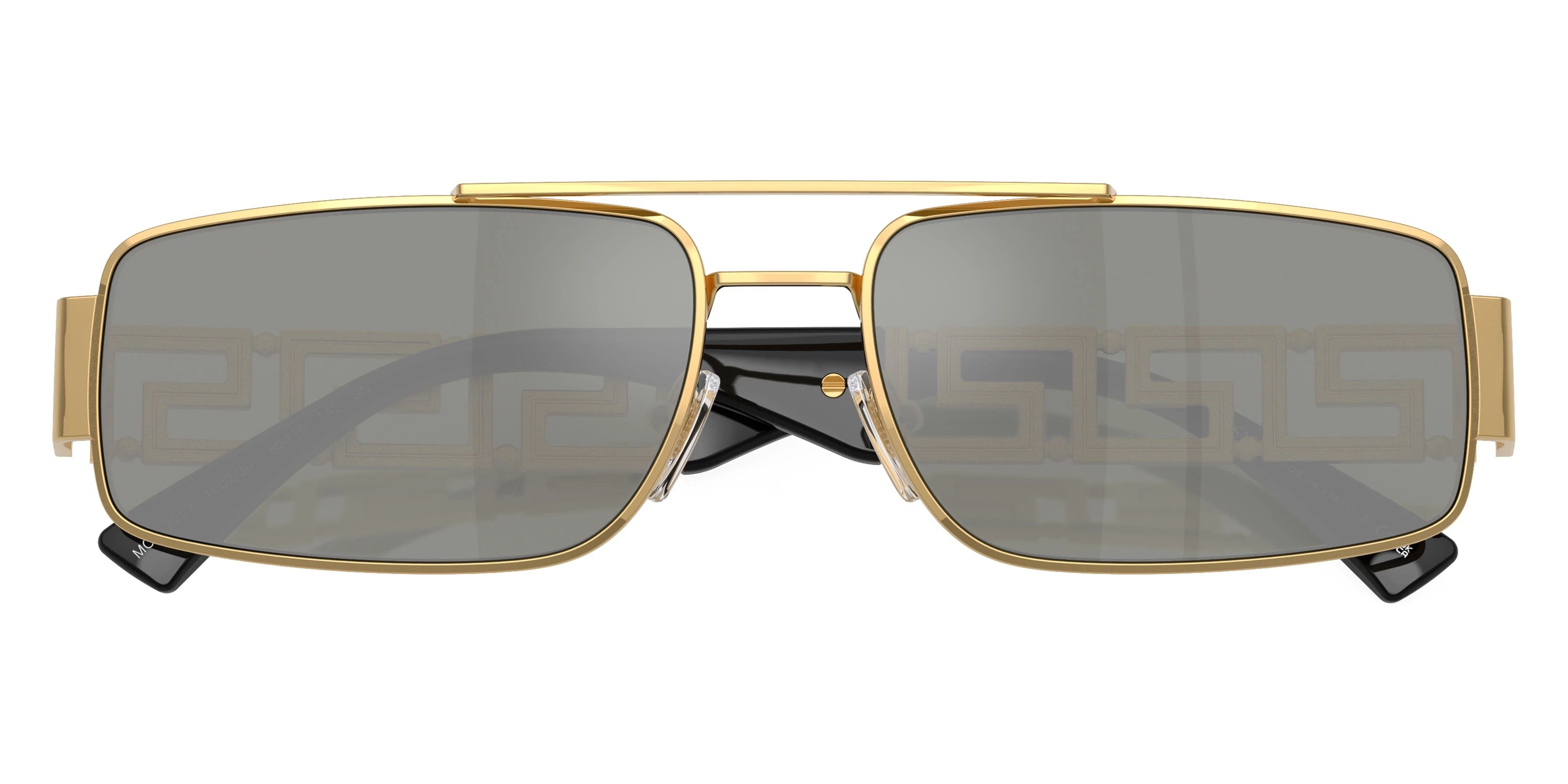 VERSACE VE2257 100230 60 - Gold / Green Mirrored Silver