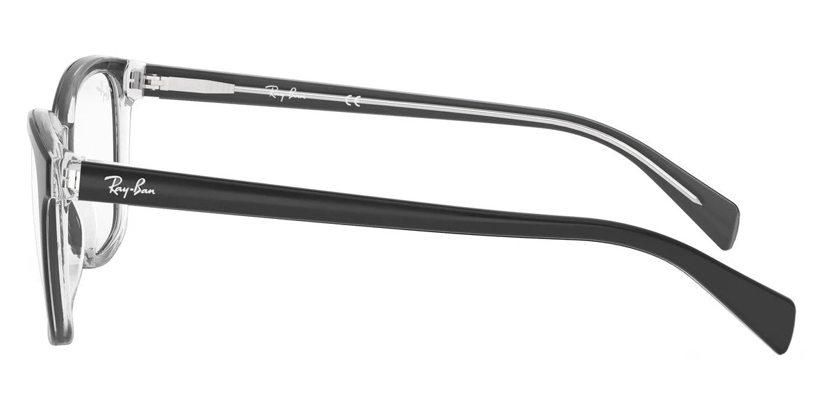 Ray-Ban RX5362 2034 52 - Black On Transparent