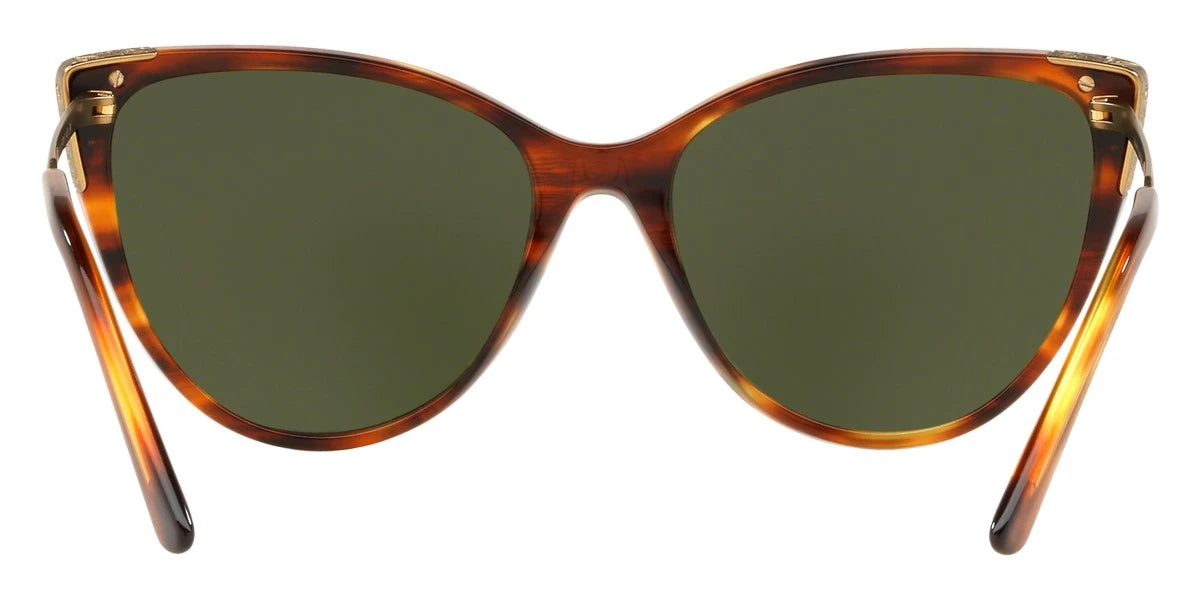 RALPH LAUREN RL8172 500771 57 - Shiny Striped Havana / Bottle Green