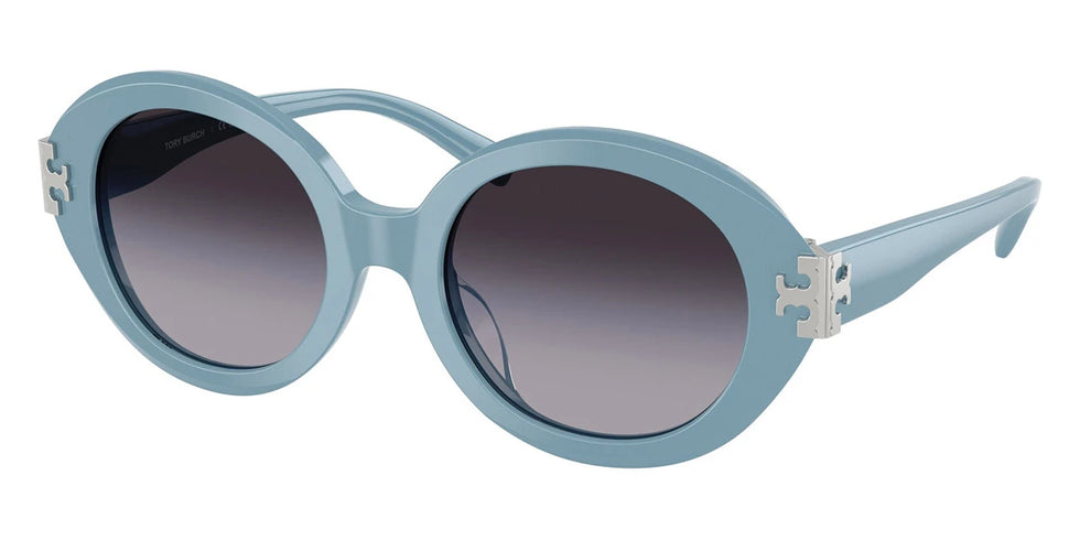 Tory Burch TY7210U 19698G 52 - Milky Light Blue / Gray Gradient