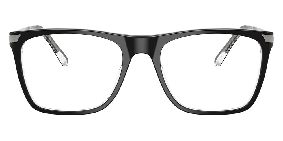 Sferoflex SF1153 C645 57 - Shiny Black on Transparent/Shiny Gunmetal