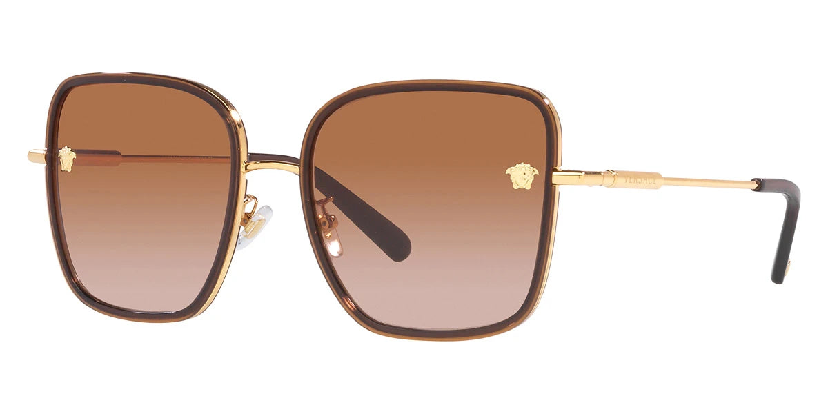 VERSACE VE2247D 148213 57 - Brown Gradient/Gold / Brown Gradient