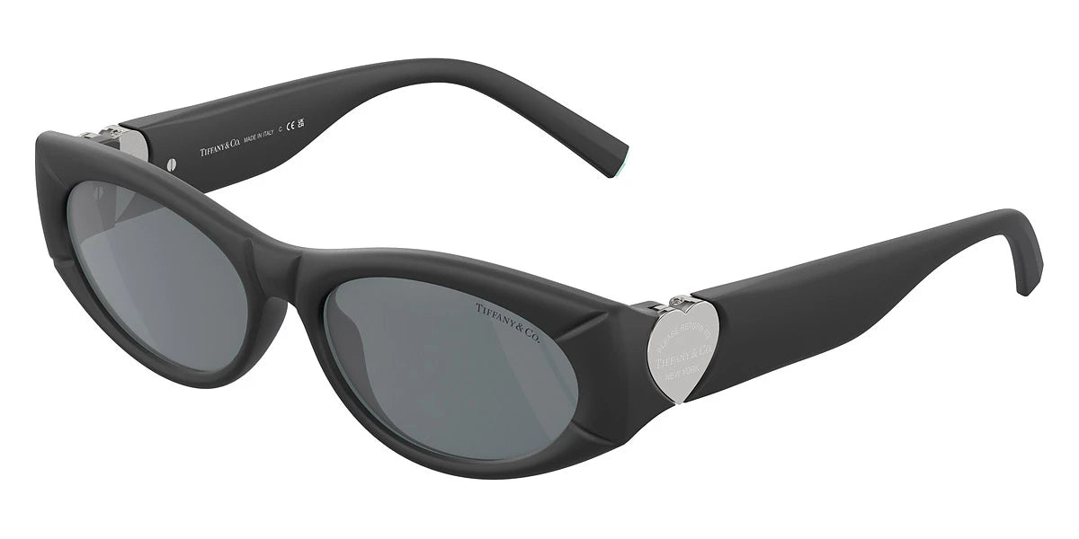 TIFFANY TF4222U 84136G 55 - Black Rubberized / Gray Mirrored Black