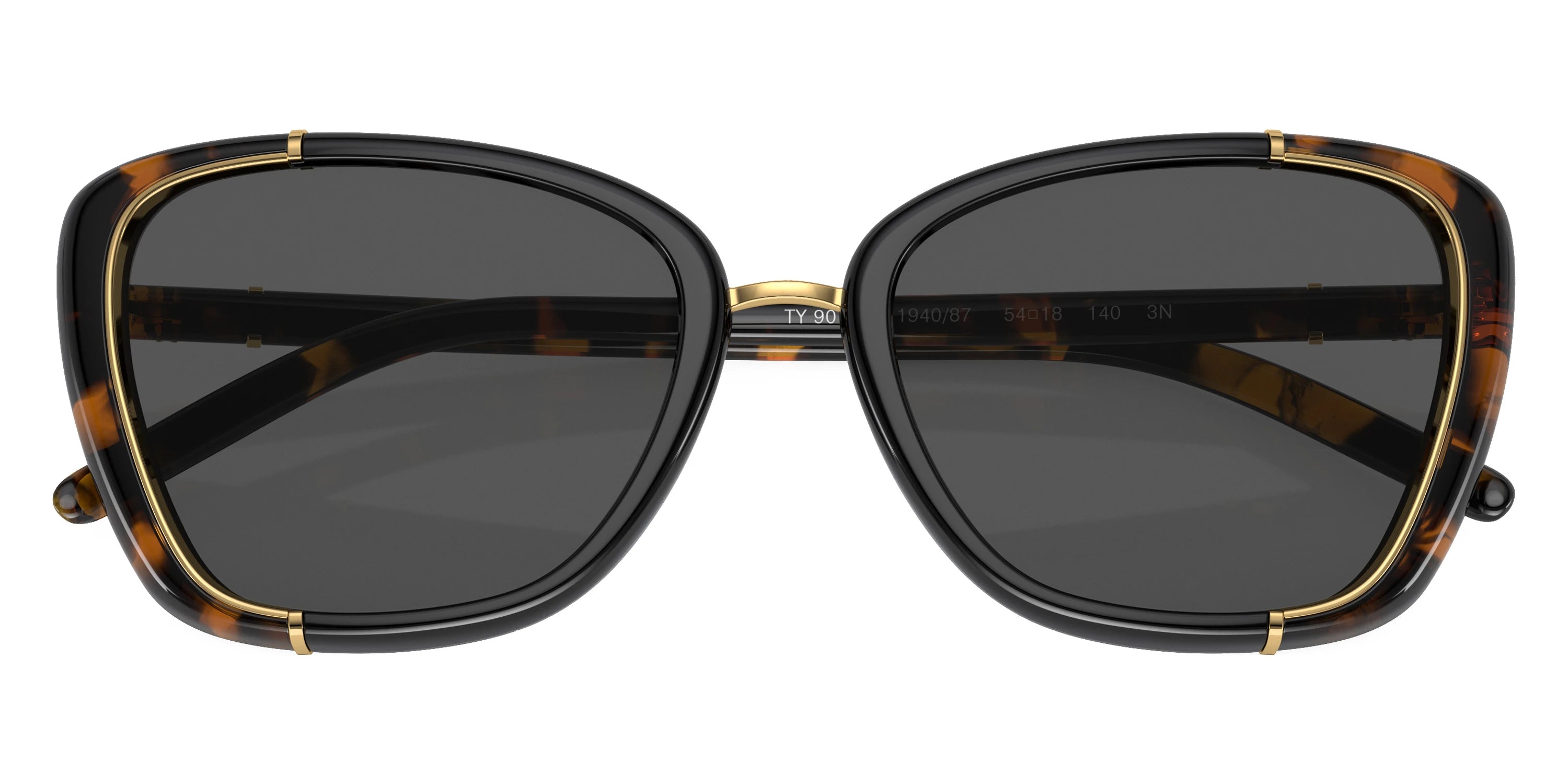 Tory Burch TY9074U 194087 54 - Dark Tortoise/Black / Dark Gray