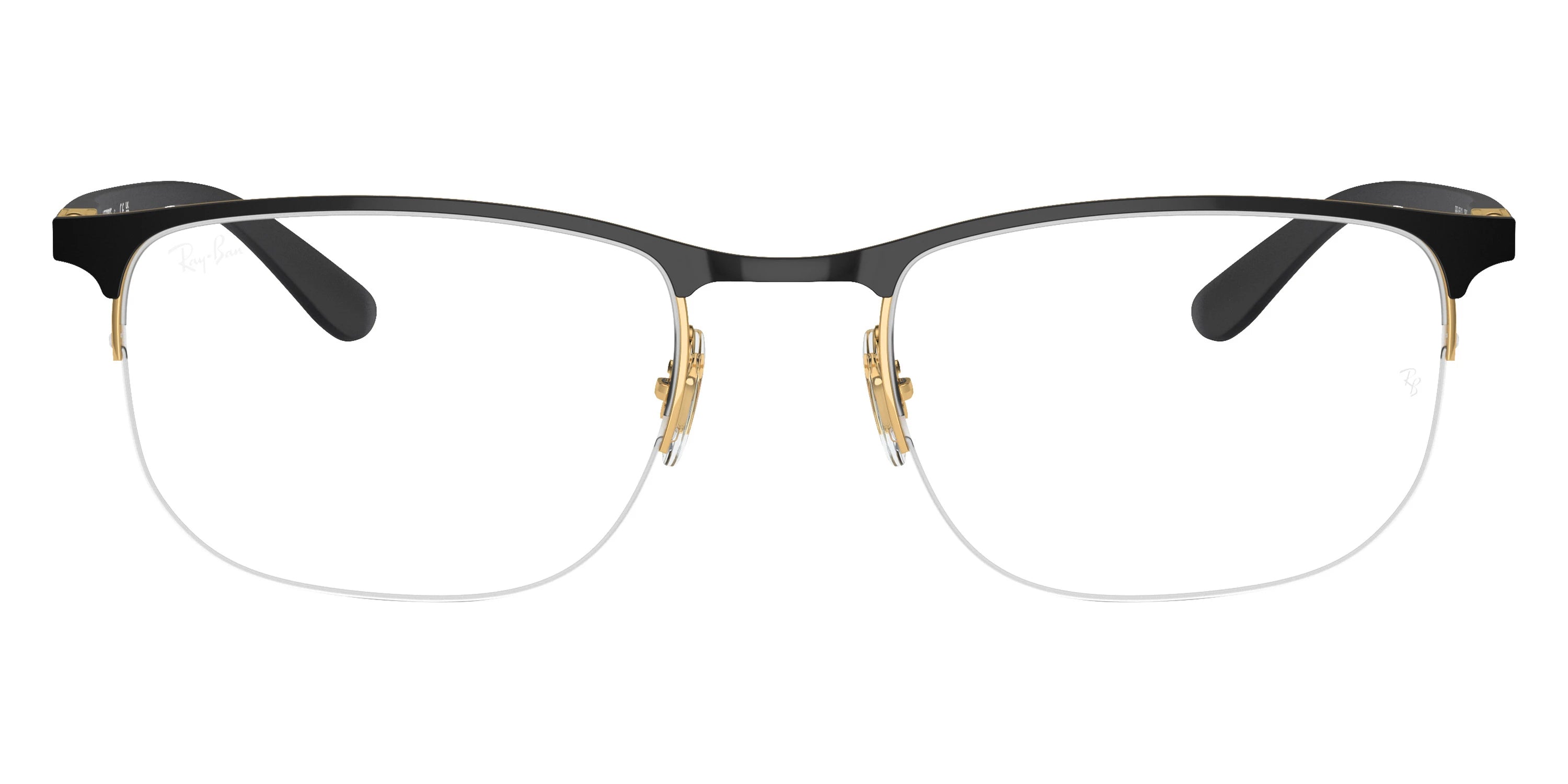 Ray-Ban RX6513 2890 53 - Black on Gold/Sand Gray