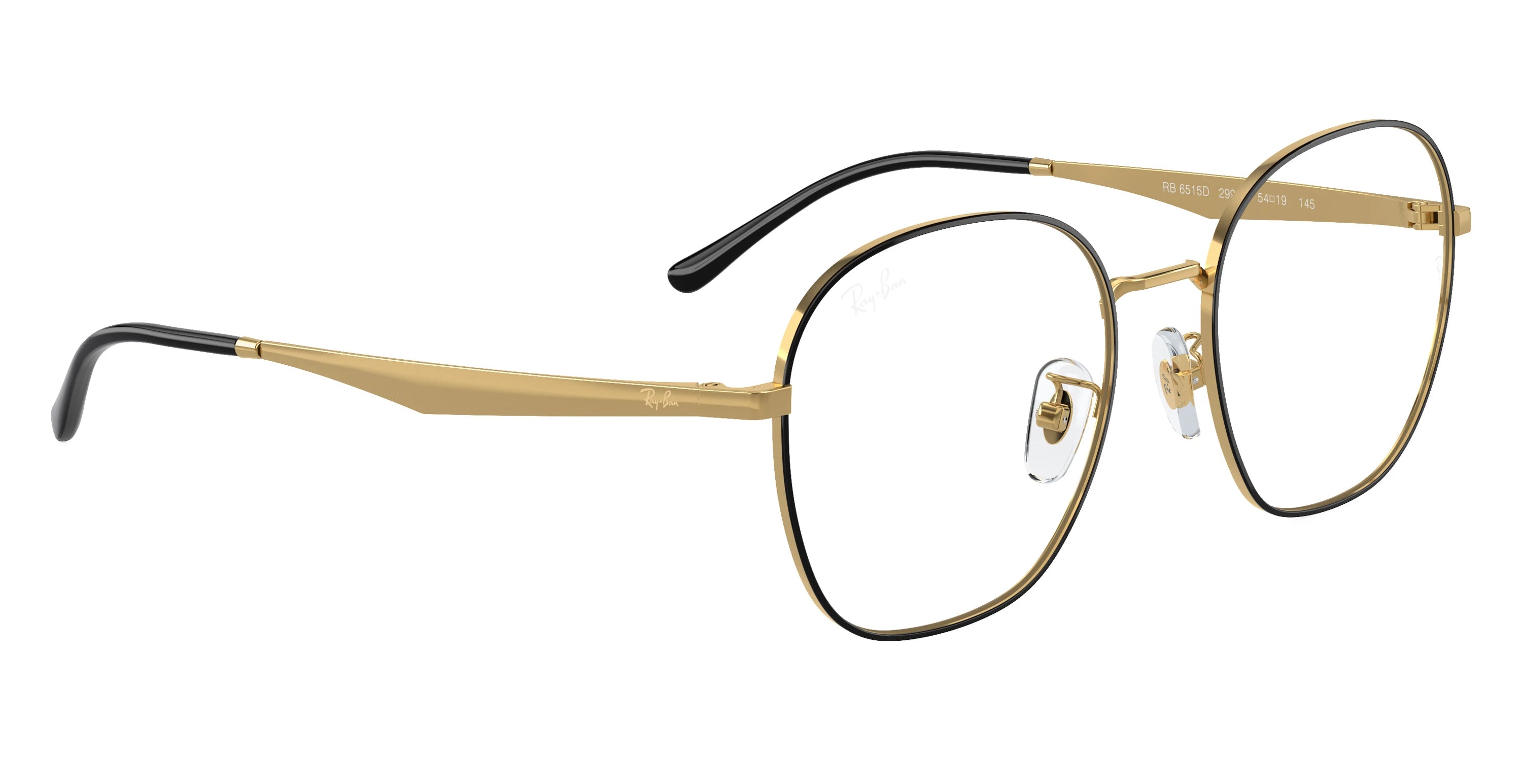 Ray-Ban RX6515D 2991 54 - Black on Gold