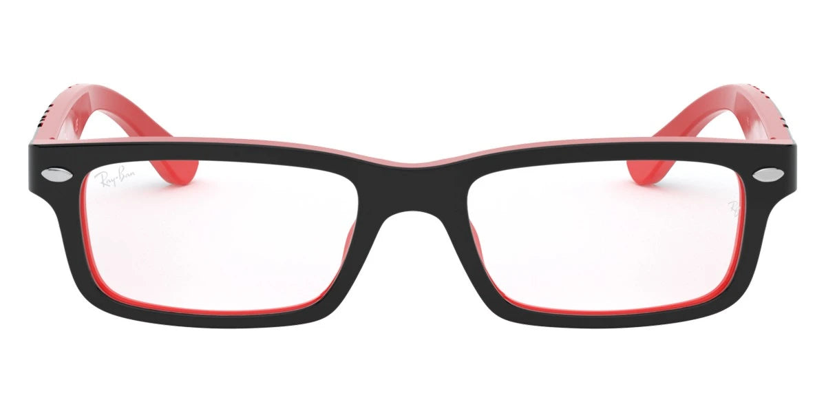 Ray-Ban RY1535 3573 48 - Black On Red