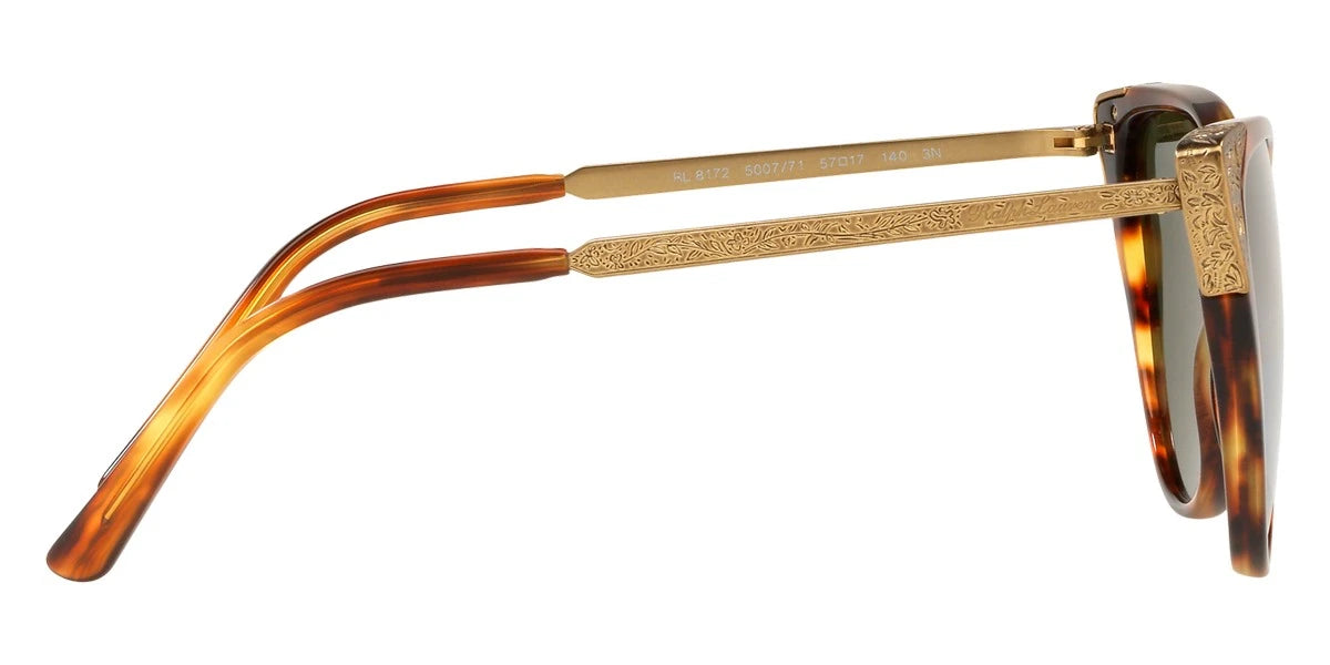 RALPH LAUREN RL8172 500771 57 - Shiny Striped Havana / Bottle Green