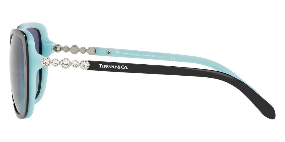 TIFFANY TF4121B 80559S 55 - Black on TIFFANY Blue / TIFFANY Blue Gradient