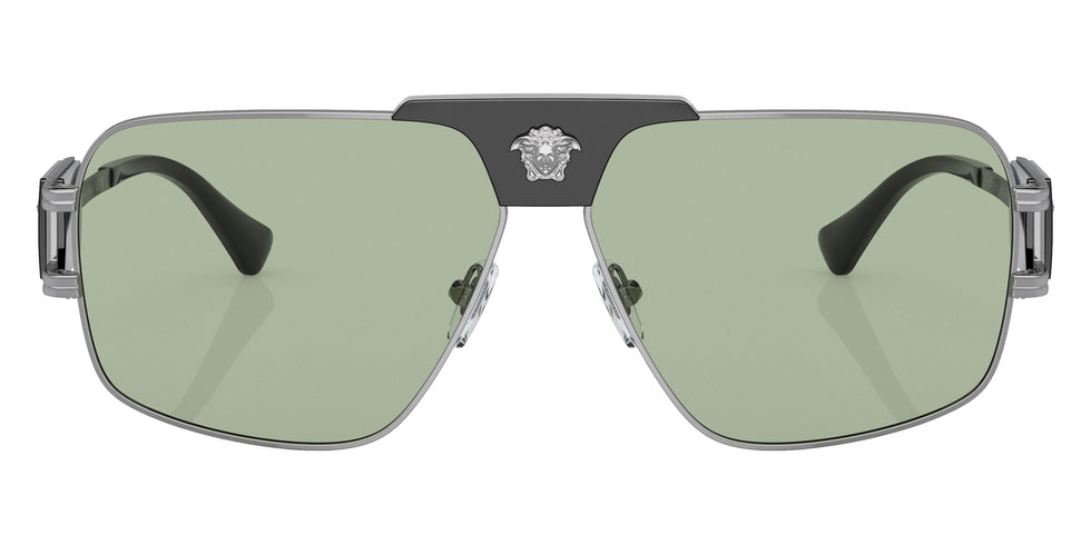 VERSACE VE2251 1001/2 63 - Gunmetal / Green