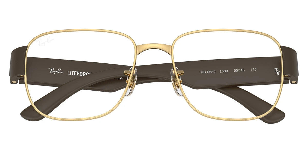 Ray-Ban RX6532 2500 53 - Arista Gold/Sand Brown