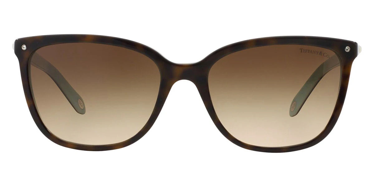 TIFFANY TF4105HB 81343B 55 - Havana on TIFFANY Blue / Brown Gradient