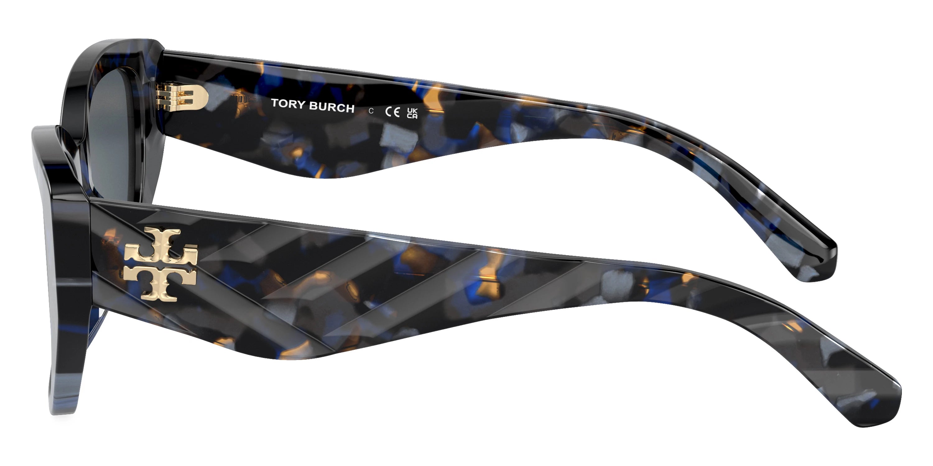 Tory Burch TY7196U 195787 53 - Blue Tortoise / Dark Gray