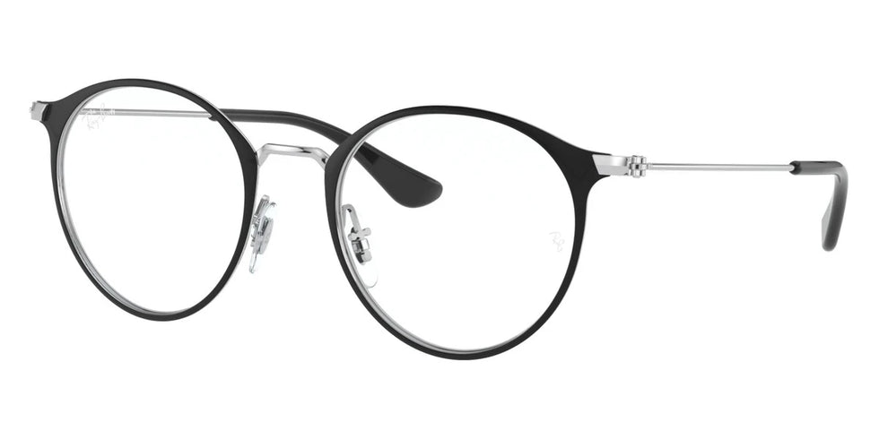 Ray-Ban RY1053 4064 45 - Black On Silver