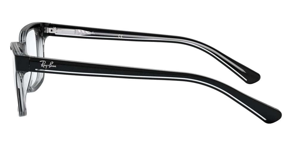 Ray-Ban RY1536 3529 48 - Black On Transparent