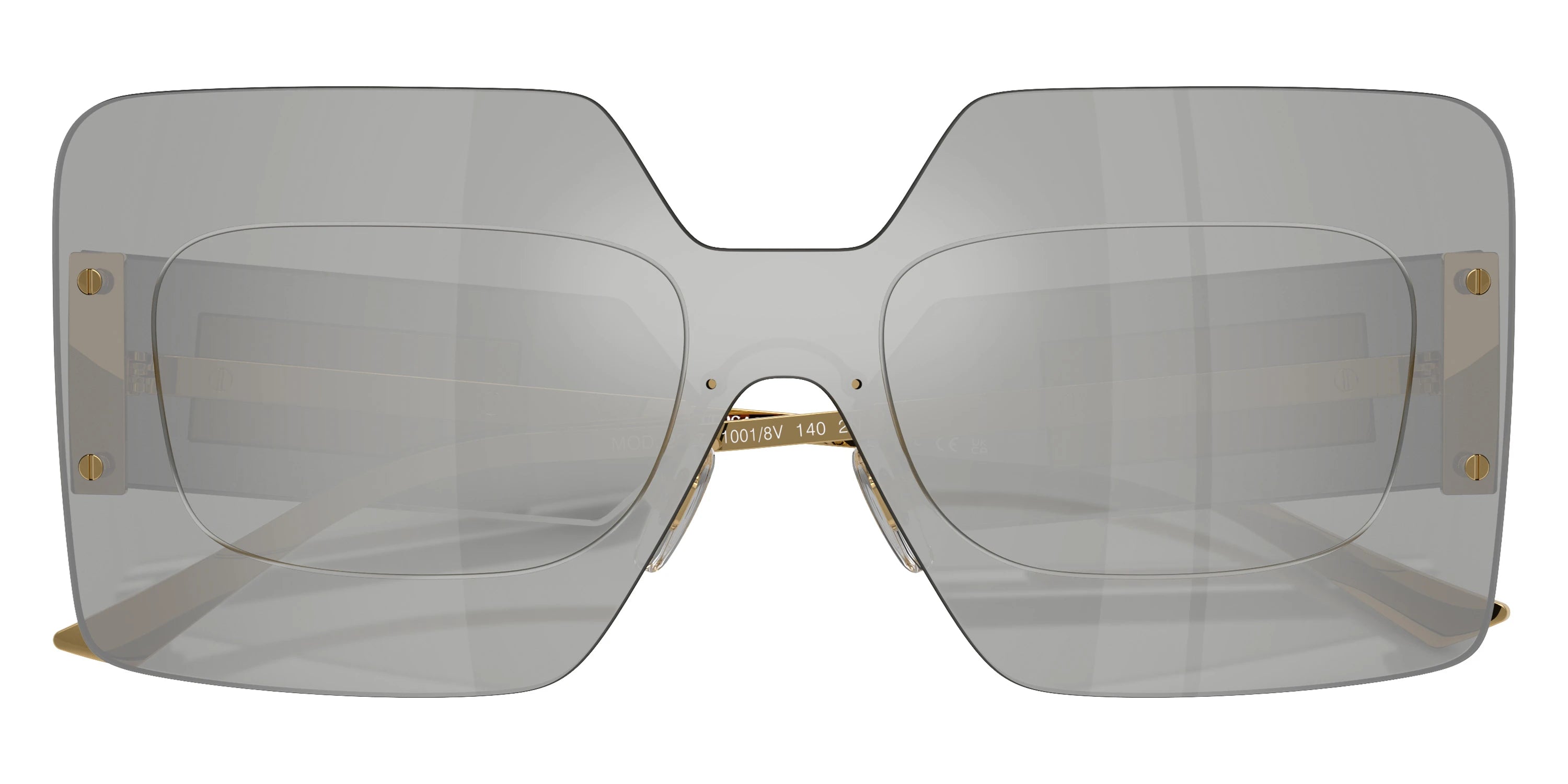 VERSACE VE2277 10018V 42 - Mirrored Silver / Mirrored Silver