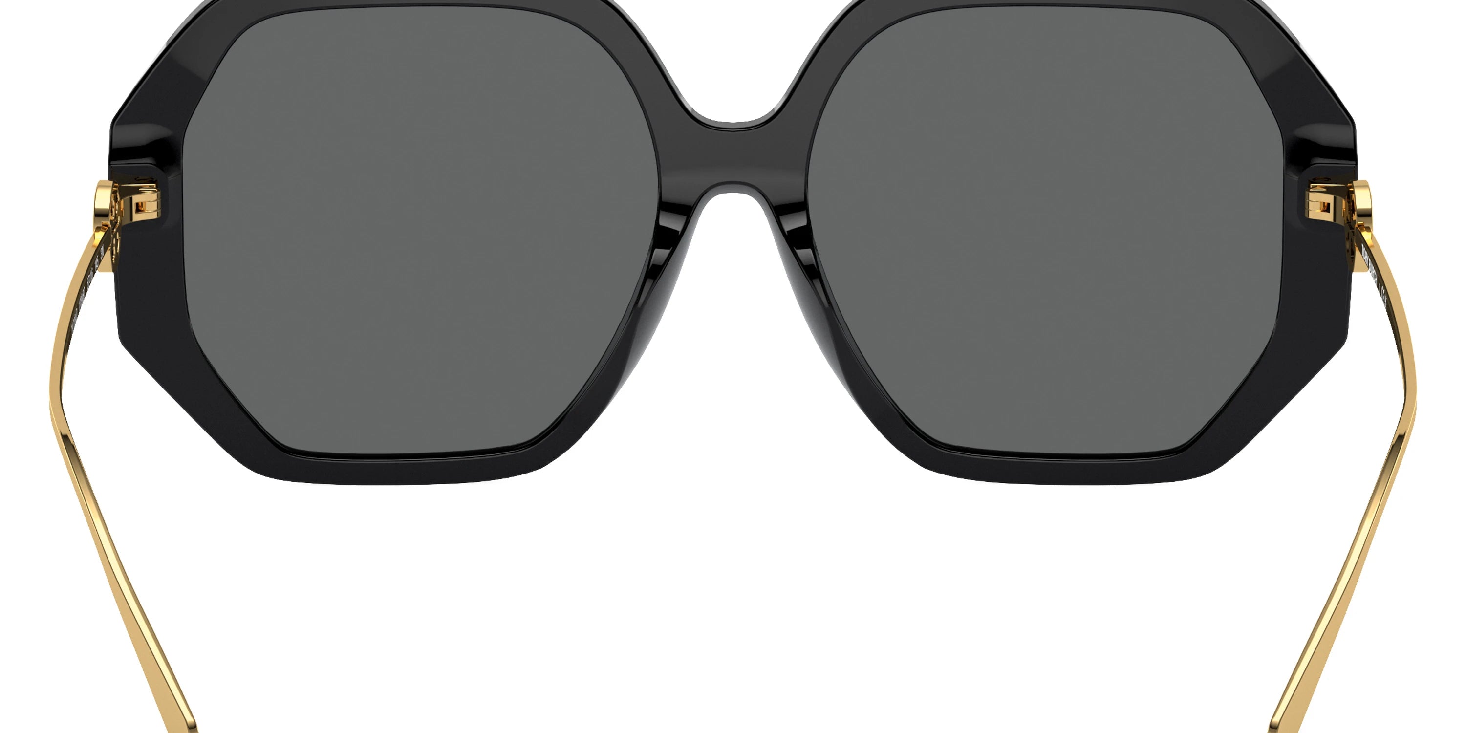 Tory Burch TY7204D 170987 57 - Black/Shiny Gold / Dark Gray