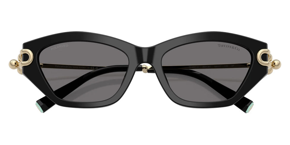 TIFFANY TF4231U 800181 53 - Black/Pale Gold / Dark Gray Polarized