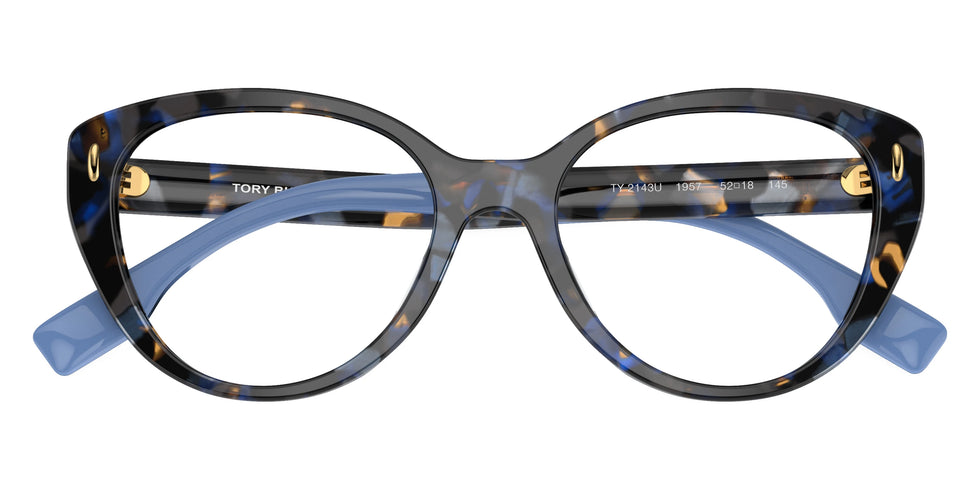 Tory Burch TY2143U 1957 50 - Blue Tortoise