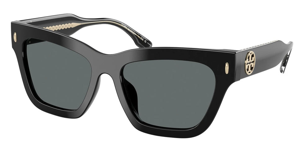 Tory Burch TY7208U 170987 54 - Black / Dark Gray Polarized