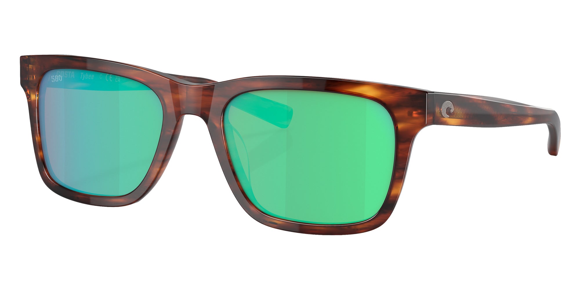 COSTA 6S2003 Tybee 200306 52 - Tortoise / Green Mirrored Polarized #id:6s2003200306_s:100105