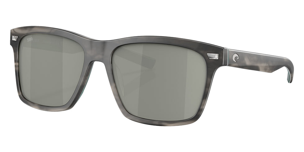 COSTA 6S2005 Aransas 200508 58 - Matte Storm Gray / Gray Silver Mirrored Polarized #id:6s2005200508_s:102105