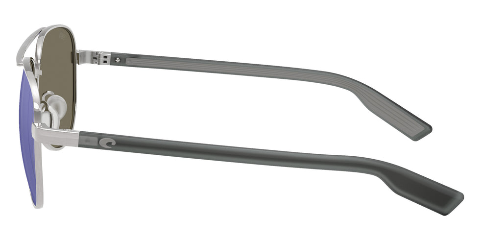 COSTA 6S4002 Peli 400229 57 - Brushed Silver / Blue Mirrored Polarized #id:6s4002400229_s:106110