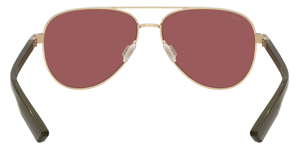 COSTA 6S4002 Peli 400230 57 - Brushed Gold / Gold Mirrored Polarized #id:6s4002400230_s:108115