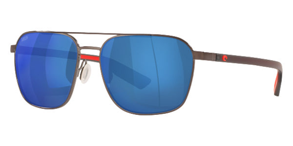 COSTA 6S4003 Wader 400319 58 - Shiny Dark Gunmetal / Blue Mirrored Polarized #id:6s4003400319_s:104100
