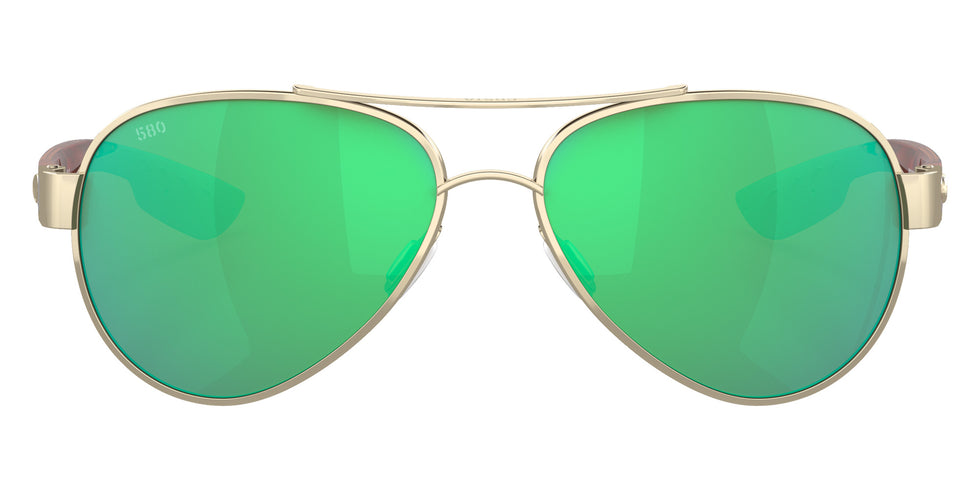 COSTA 6S4006 Loreto 400622 56 - Rose Gold / Green Mirrored Polarized #id:6s4006400622_s:102100