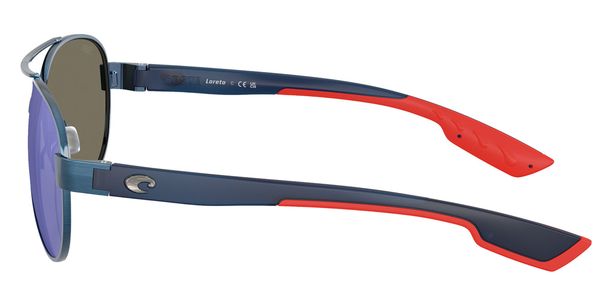 COSTA 6S4006 Loreto 400637 56 - Brushed 250th Blue / Blue Mirrored Polarized #id:6s4006400637_s:100110