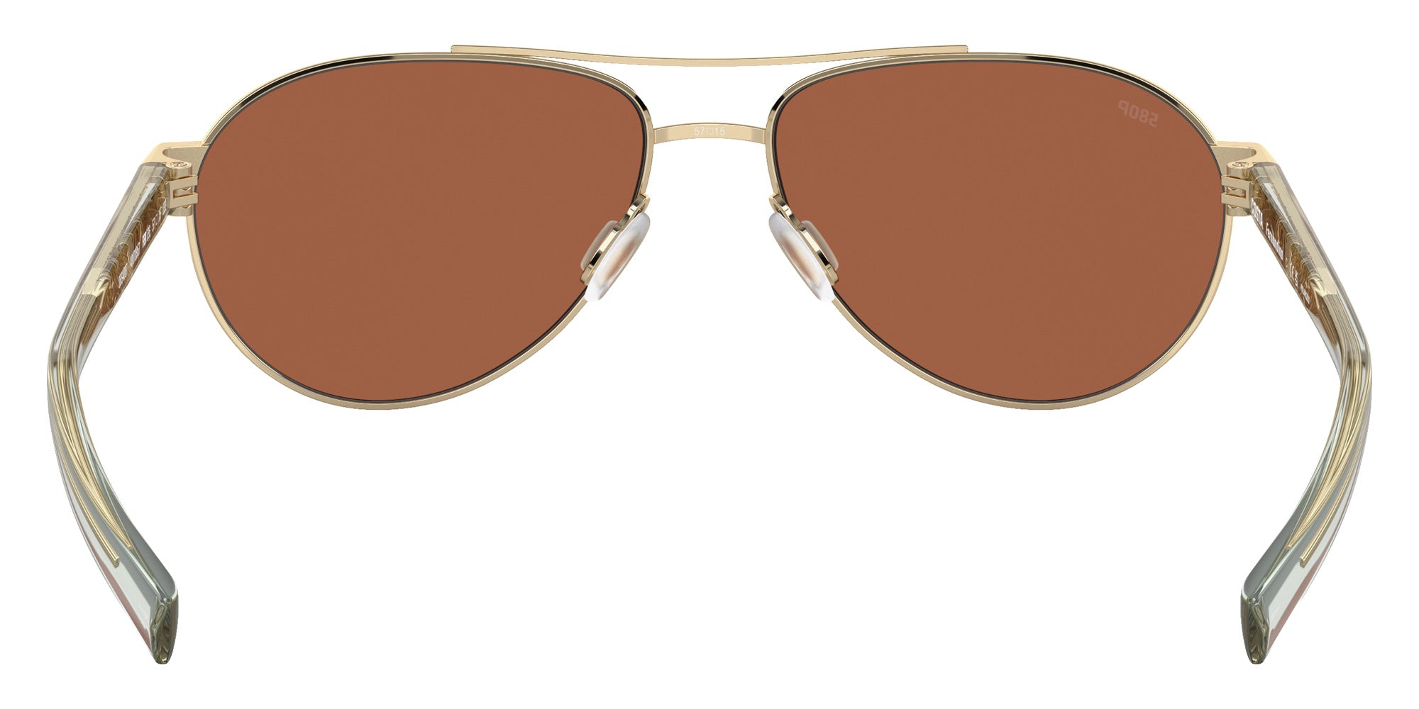 COSTA 6S4007 Fernandina 400709 57 - Shiny Gold / Copper Silver Mirrored Polarized #id:6s4007400709_s:100115