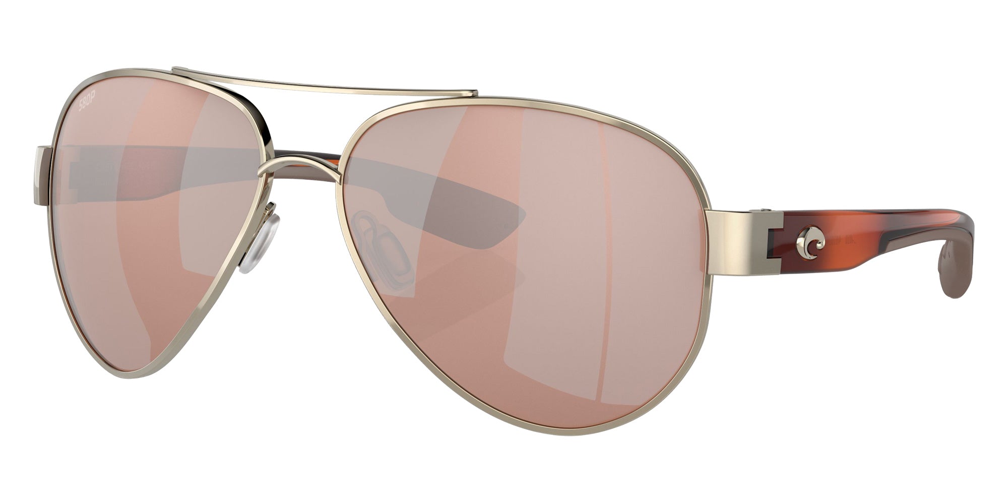 COSTA 6S4010 South Point 401014 59 - Rose Gold / Copper Silver Mirrored Polarized #id:6s4010401014_s:102105
