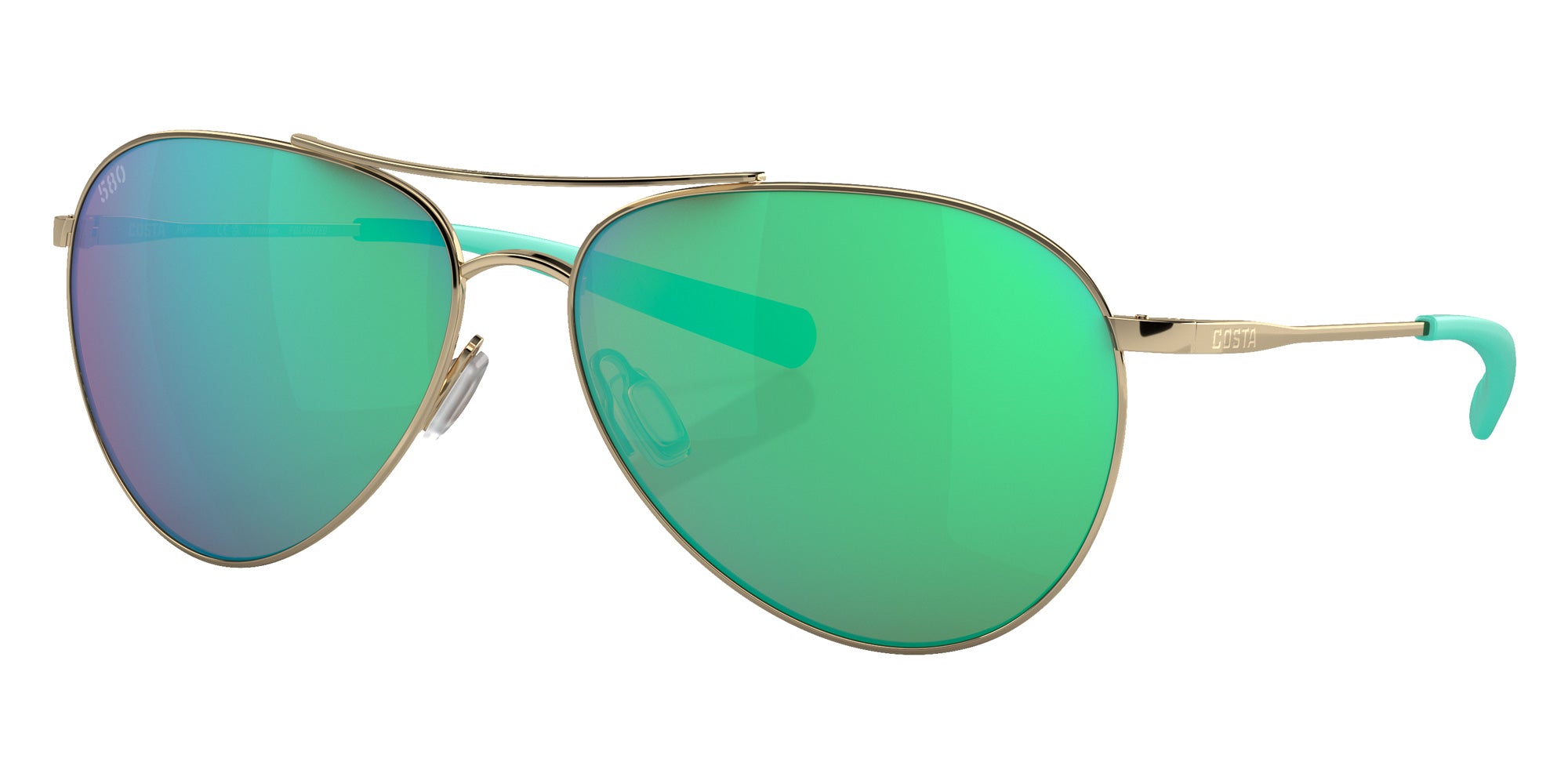 COSTA 6S6003 Piper 600311 58 - Shiny Gold / Green Mirrored Polarized #id:6s6003600311_s:100105