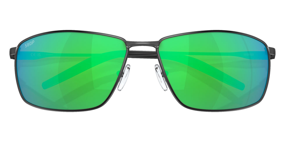 COSTA 6S6009 Turret 600903 63 - Matte Black / Green Mirrored Polarized #id:6s6009600903_s:100120