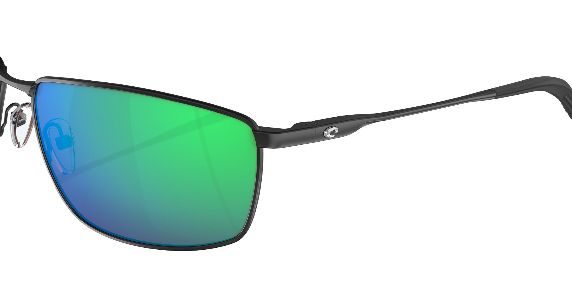 COSTA 6S6009 Turret 600903 63 - Matte Black / Green Mirrored Polarized #id:6s6009600903_s:100125