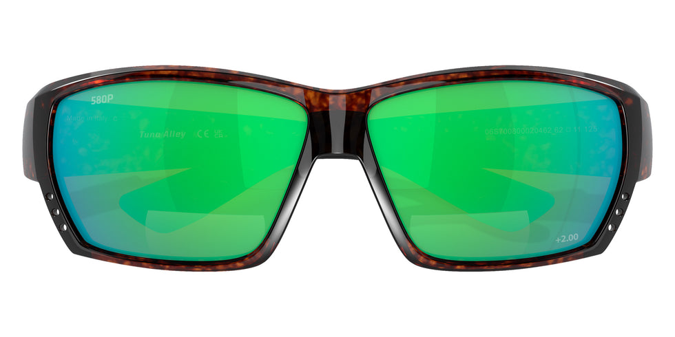 COSTA 6S7008 Tuna Alley Readers 000204 62 - Tortoise / Green Mirrored Polarized #id:6s7008000204_s:108120
