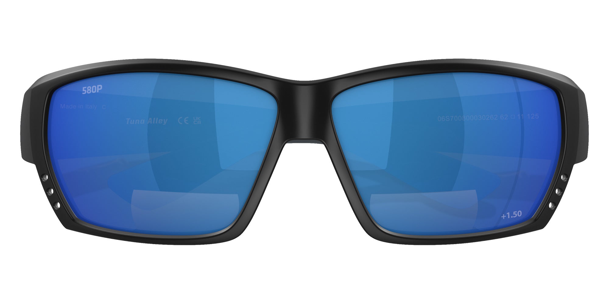 COSTA 6S7008 Tuna Alley Readers 000302 62 - Matte Black / Blue Mirrored Polarized #id:6s7008000302_s:112120