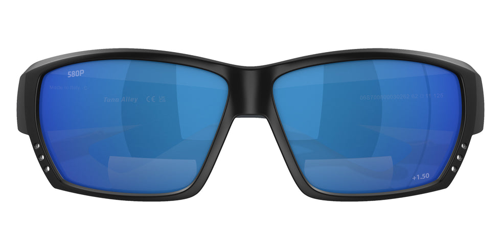 COSTA 6S7008 Tuna Alley Readers 000302 62 - Matte Black / Blue Mirrored Polarized #id:6s7008000302_s:112120