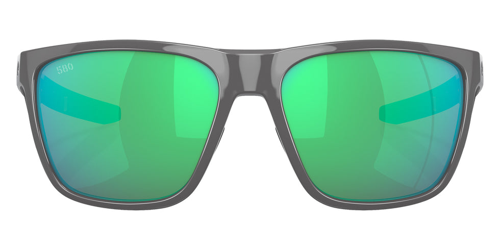 COSTA 6S9002 Ferg 900234 59 - Shiny Gray / Green Mirrored Polarized #id:6s9002900234_s:102100