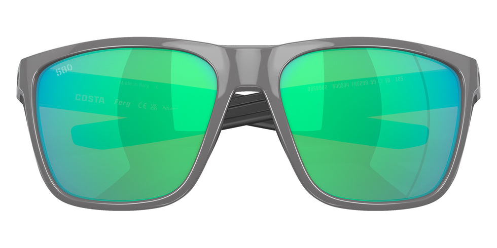 COSTA 6S9002 Ferg 900234 59 - Shiny Gray / Green Mirrored Polarized #id:6s9002900234_s:102120