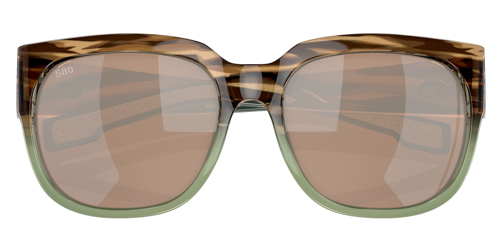 COSTA 6S9004 Waterwoman 2 900408 58 - Shiny Ocean Jade / Copper Silver Mirrored Polarized #id:6s9004900408_s:100120