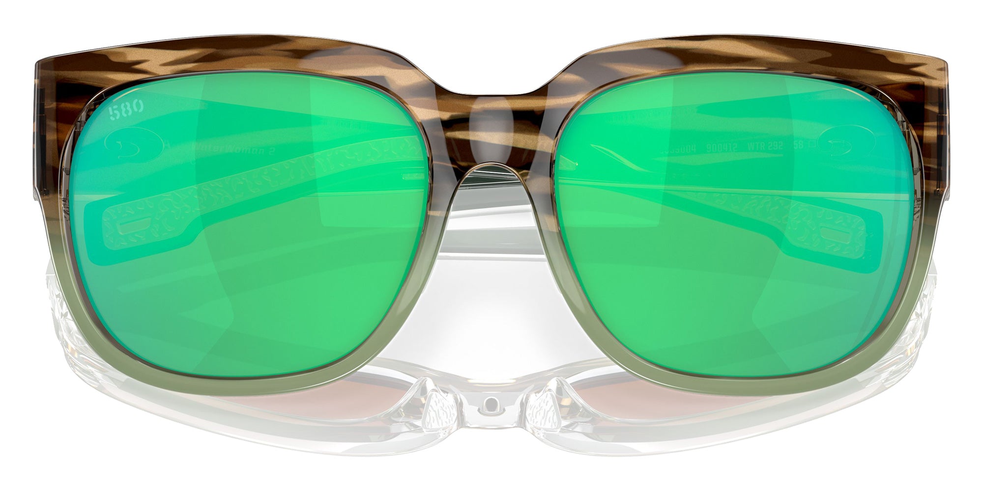 COSTA 6S9004 Waterwoman 2 900412 58 - Shiny Ocean Jade / Green Mirrored Polarized #id:6s9004900412_s:108130