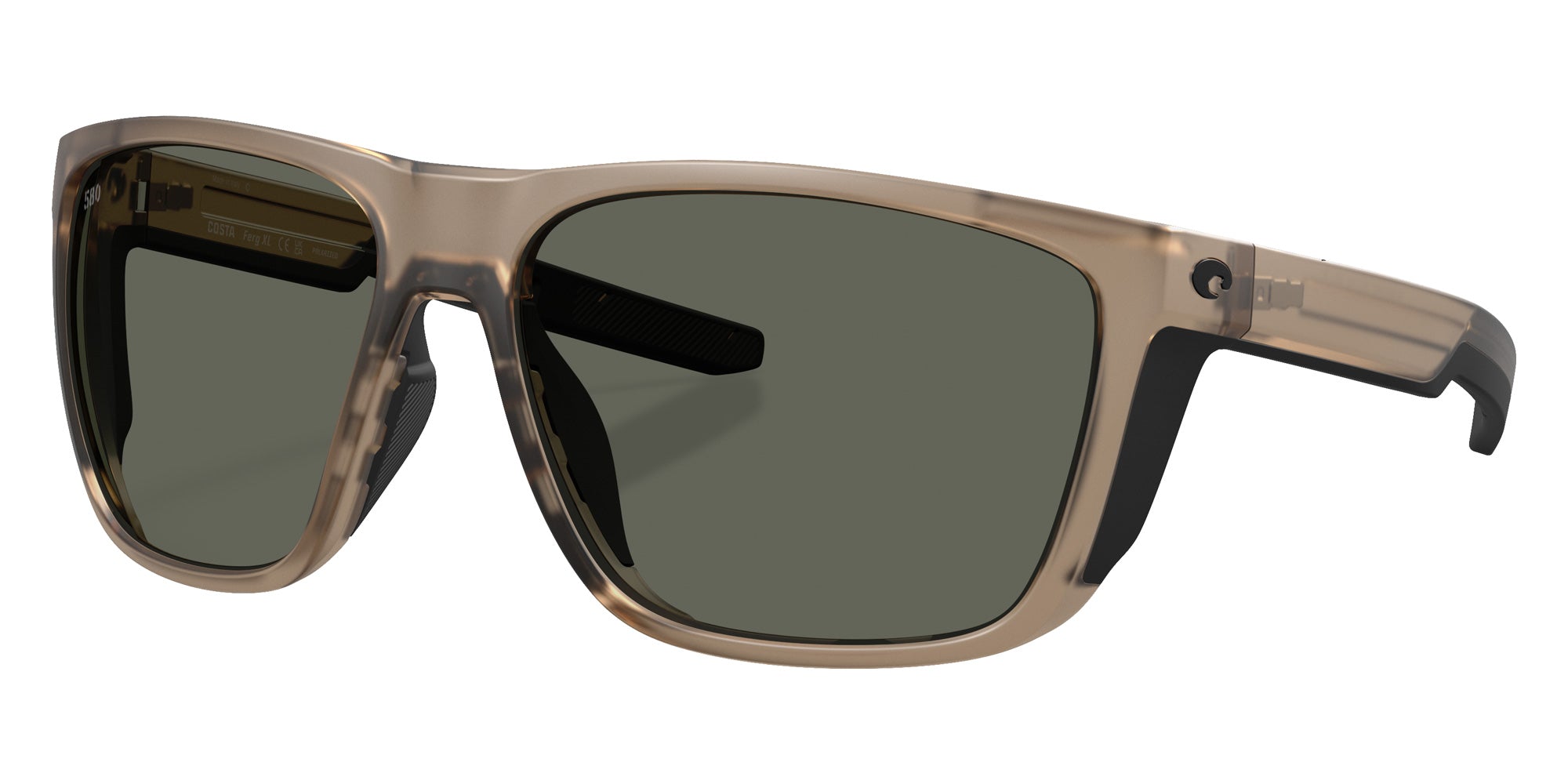 COSTA 6S9012 Ferg XL 901219 62 - Matte Brown Smoke / Gray Polarized #id:6s9012901219_s:108105