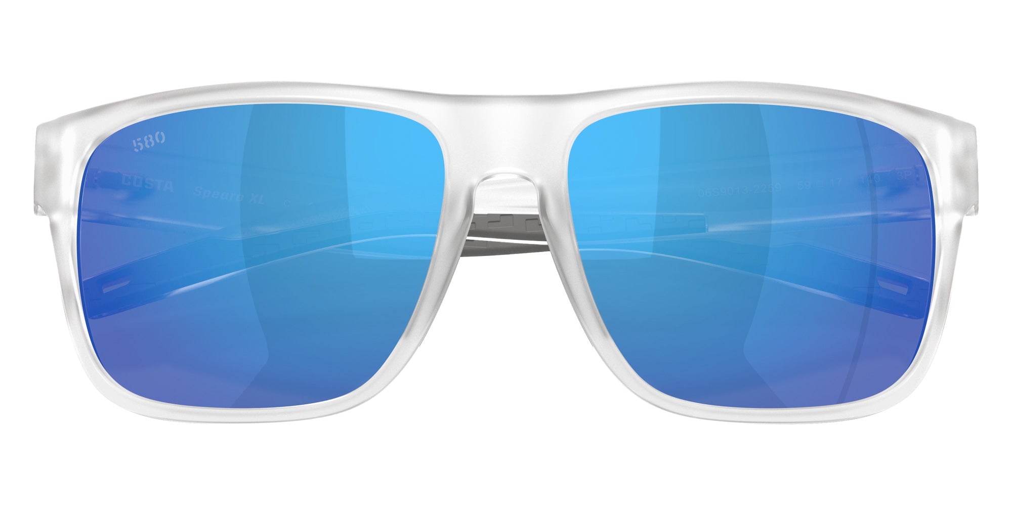 COSTA 6S9013 Spearo XL 901322 59 - Matte Clear / Blue Mirrored Polarized #id:6s9013901322_s:110120