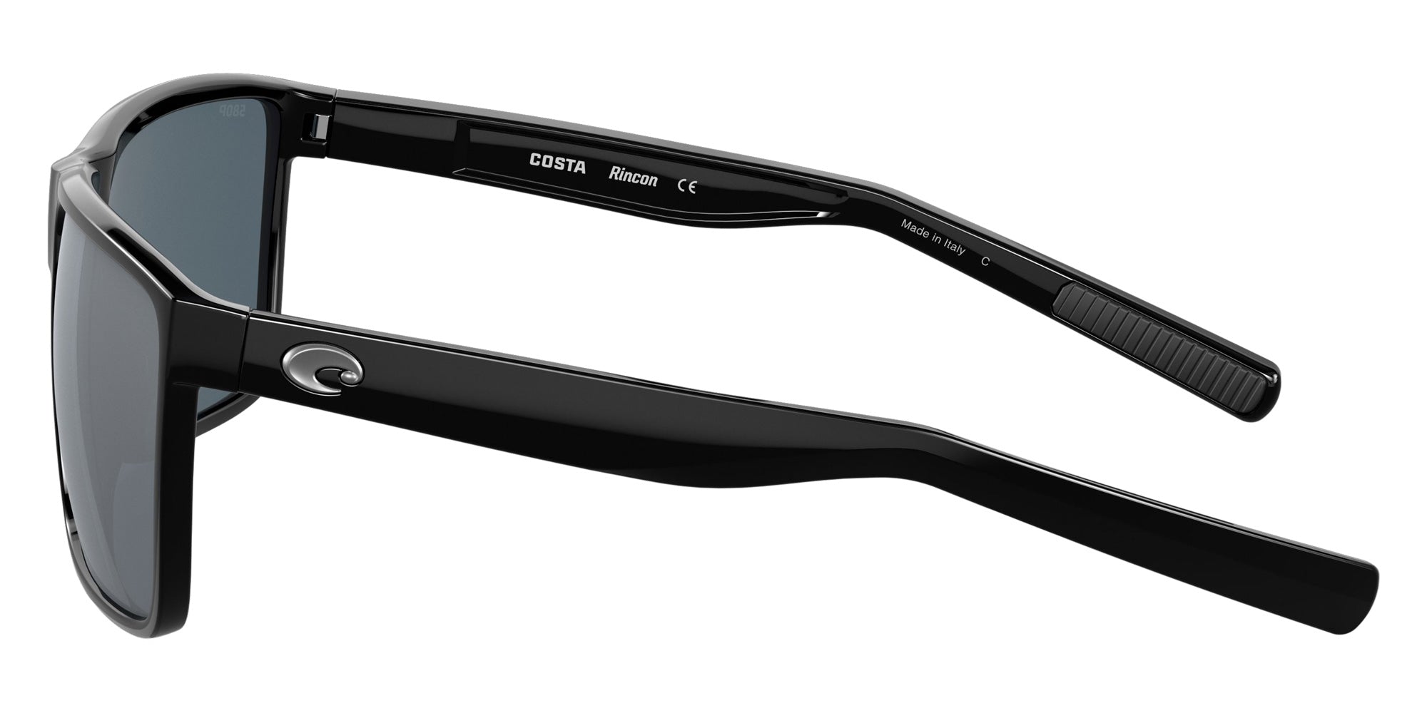 COSTA 6S9018 Rincon 901813 63 - Shiny Black / Gray Silver Mirrored Polarized #id:6s9018901813_s:102110