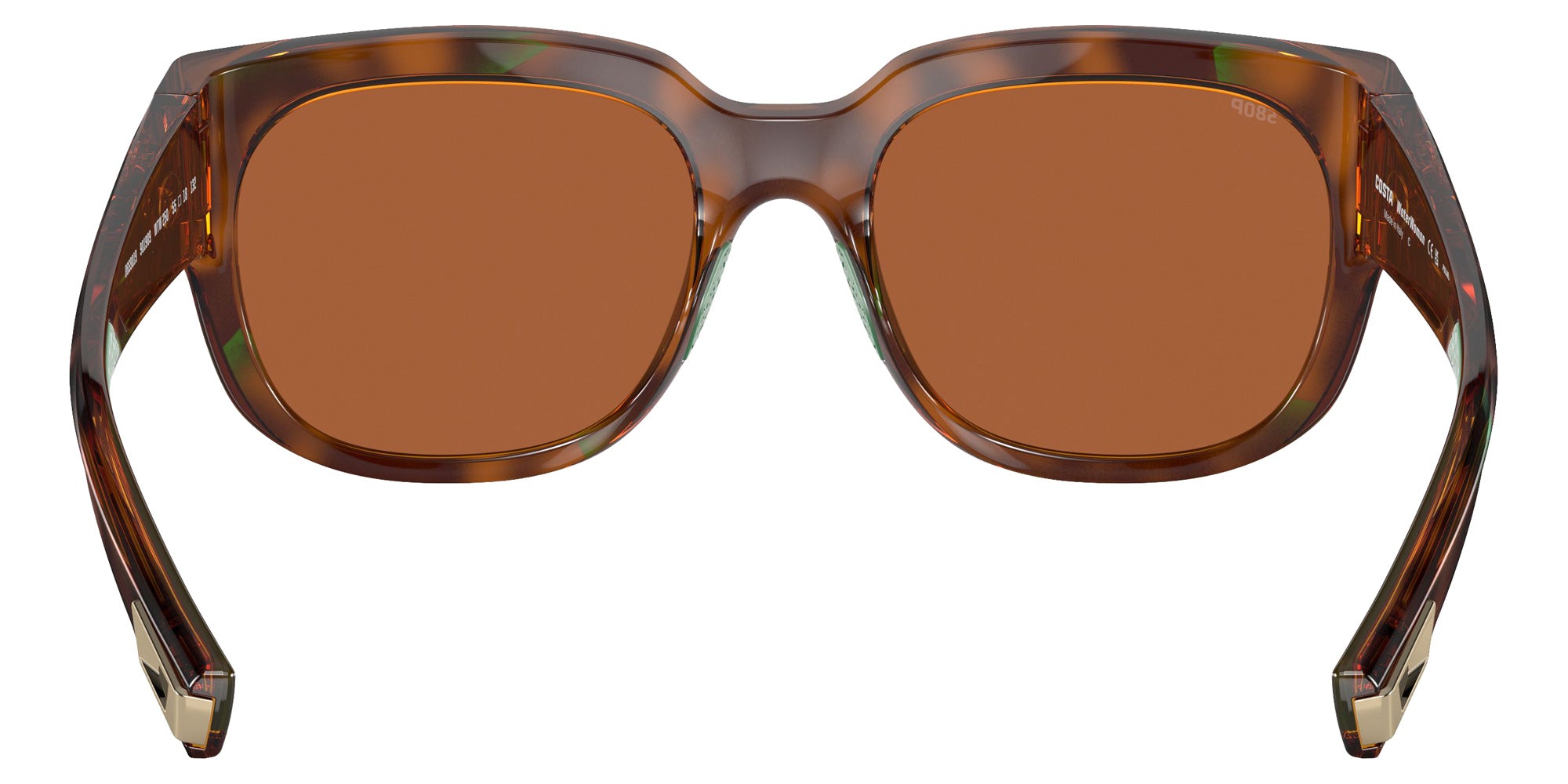 COSTA 6S9019 Waterwoman 901909 55 - Shiny Palm Tortoise / Green Mirrored Polarized #id:6s9019901909_s:102115
