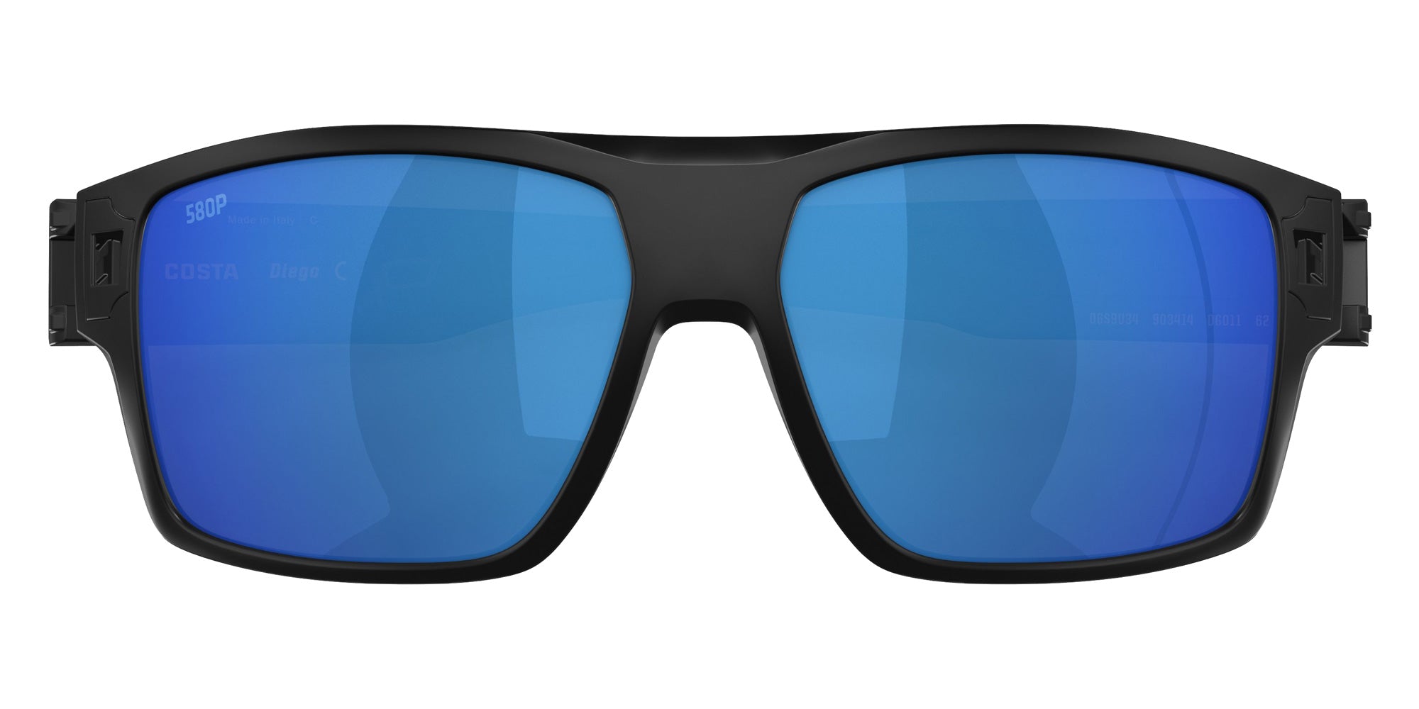 COSTA 6S9034 Diego 903414 62 - Matte Black / Blue Mirrored Polarized #id:6s9034903414_s:104130