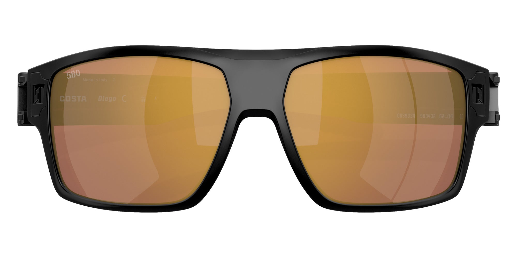 COSTA 6S9034 Diego 903432 62 - Matte Black / Gold Mirrored Polarized #id:6s9034903432_s:100120