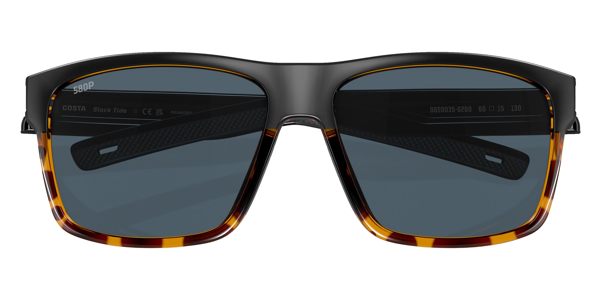 COSTA 6S9035 Slack Tide 903502 60 - Black/Shiny Tortoise / Gray Polarized #id:6s9035903502_s:100120